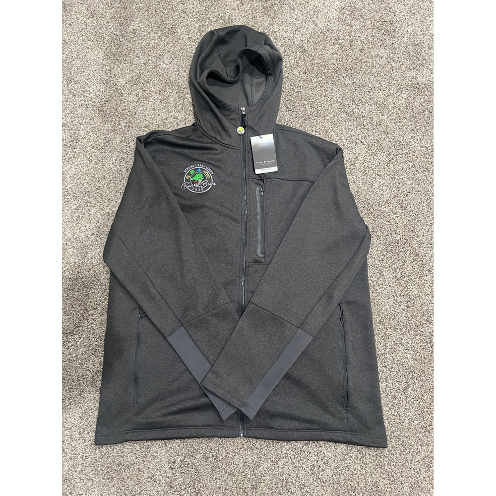 Fossa Mens 2XL Winking Lizard Tavern Tour of Beers Zip Hoodie Jacket Gray